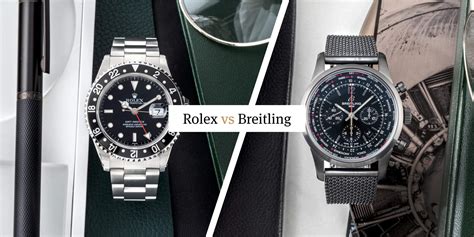 rolex vs breitling resale value|Rolex vs Breitling style.